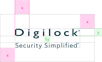 Digilock Logo & Tagline Clear Space