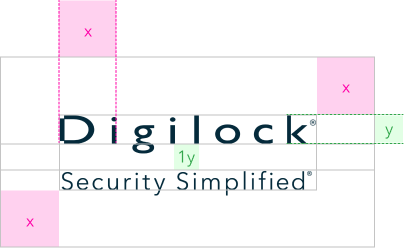 Digilock Logo and Tagline Clear Spac